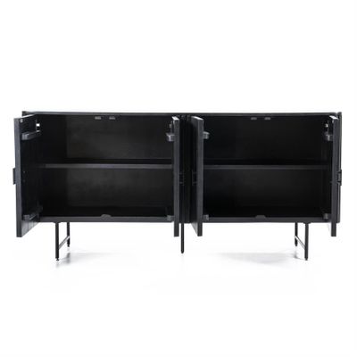 Eleonora Sideboard Remi 4drs - Svart Svart