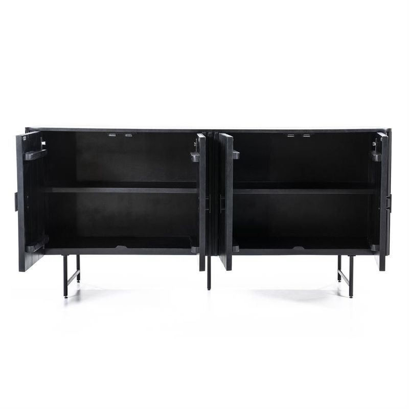Eleonora Sideboard Remi 4drs - Svart Svart
