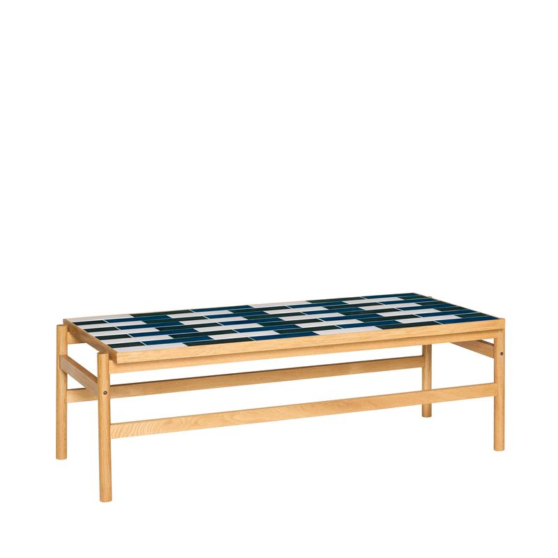 Hübsch Motif Soffbord Flerfärgat 132x61xh44cm Svart