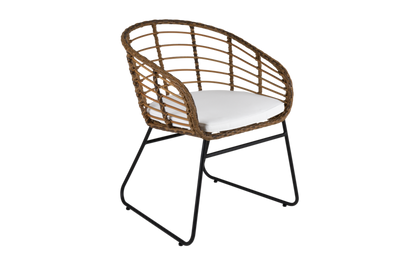 Brafab Covelo Matstol Natur/Vit