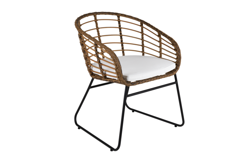 Brafab Covelo Matstol Natur/Vit