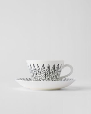 Gustavsberg SALIX SVART, Kaffegods, kon
