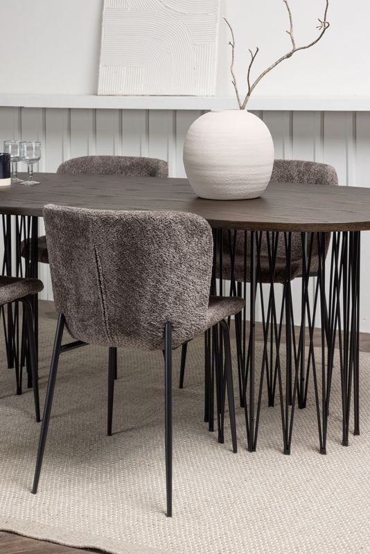 Venture Home Matgrupp Stone med Modesto Stolar