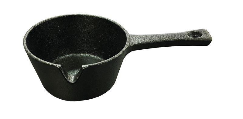 Ronneby Bruk, Mini Smörsmältare / Såskastrull 9 cm – Gjutjärn