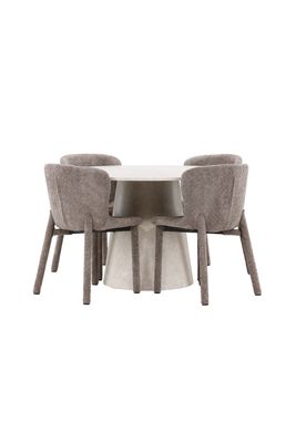 Venture Home Matbord Lanzo med Astoria Stol