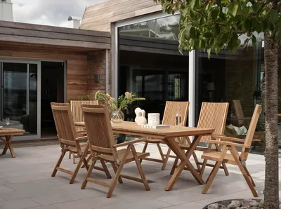 Brafab Julita Positionsstol i Naturteak