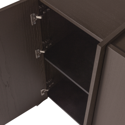 WOOOD BROCK 2-Dörrars Skåp i Askfanér