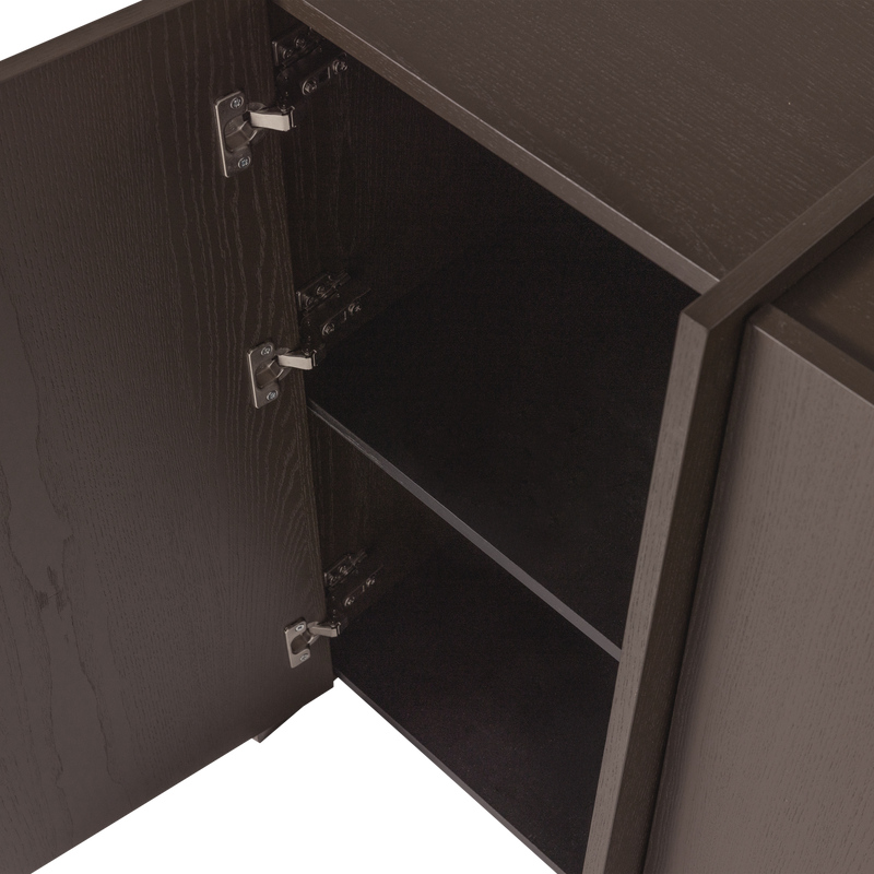 WOOOD BROCK 2-Dörrars Skåp i Askfanér