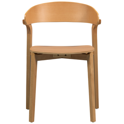 WOOOD Cras Matstol i Askfaner Natur 2 st