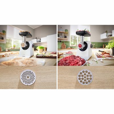 Bosch Köttkvarn  MFWS420W  1300W Rostfri Kvarn