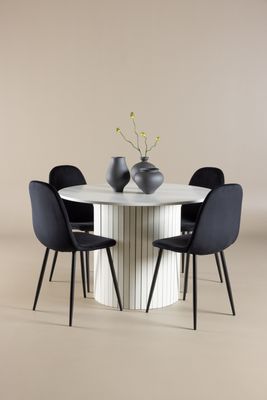 Venture Home Härön Matbord med Polar Matstol