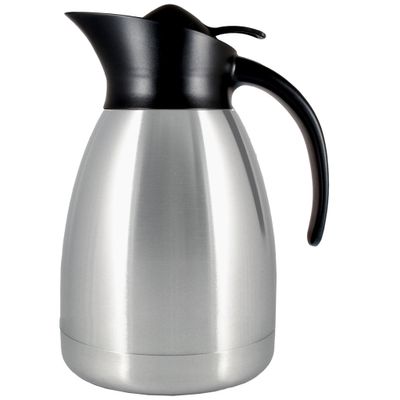 Buffé Ståltermoskanna 1,3l Borstad