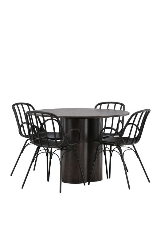 Venture Home Matgrupp Olivia med stolar Dyrön