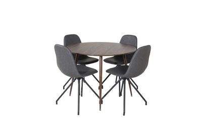 Venture Home Matgrupp Plaza med stolarna Polar