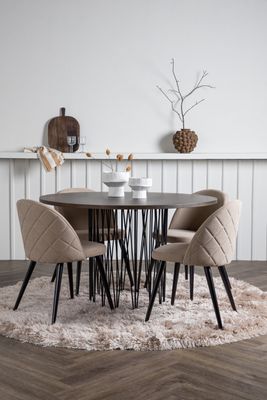 Venture Home Stone Rund Matgrupp