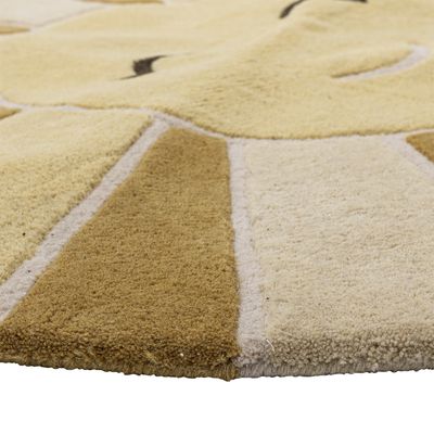 Bloomingville Sun matta, gul, ull