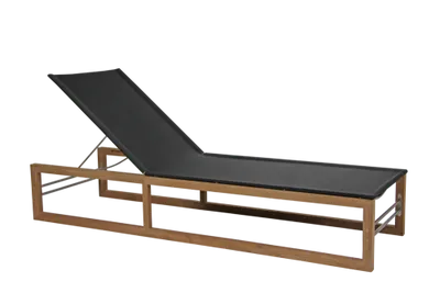 Brafab Vevi Vilsäng Teak/Svart