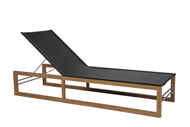 Brafab Vevi Vilsäng Teak/Svart