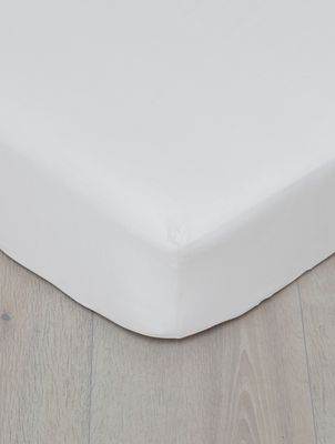 Høie formsytt flanellakan krämvit 180x200 cm