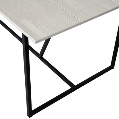 WOOOD Silas Matbord av Askträ och Metall