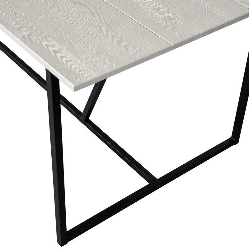 WOOOD Silas Matbord av Askträ och Metall