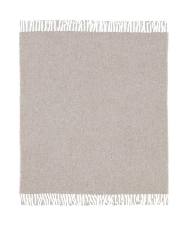 Høie Falketind ullpläd barn naturlig beige 100x130 cm