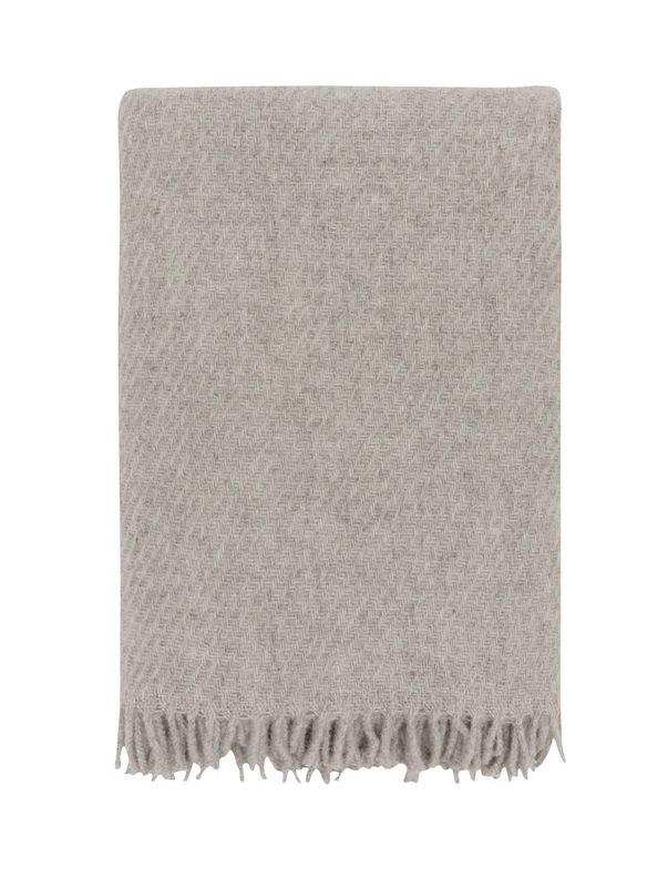 Høie Falketind ullpläd barn naturlig beige 100x130 cm