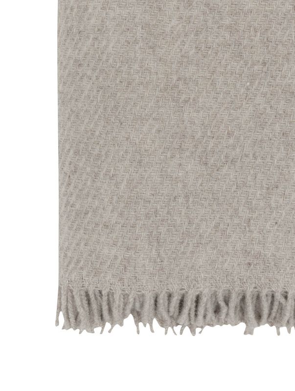 Høie Falketind ullpläd barn naturlig beige 100x130 cm