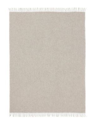 Høie Falketind ullpläd naturlig beige 120x180 cm