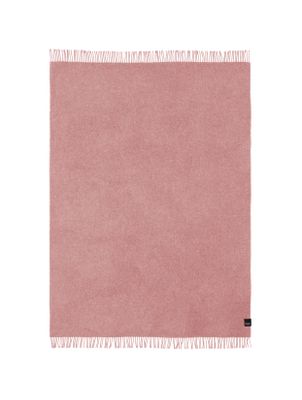 Høie Falketind ullpläd varm rosa 120x180 cm
