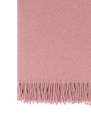 Høie Falketind ullpläd varm rosa 120x180 cm