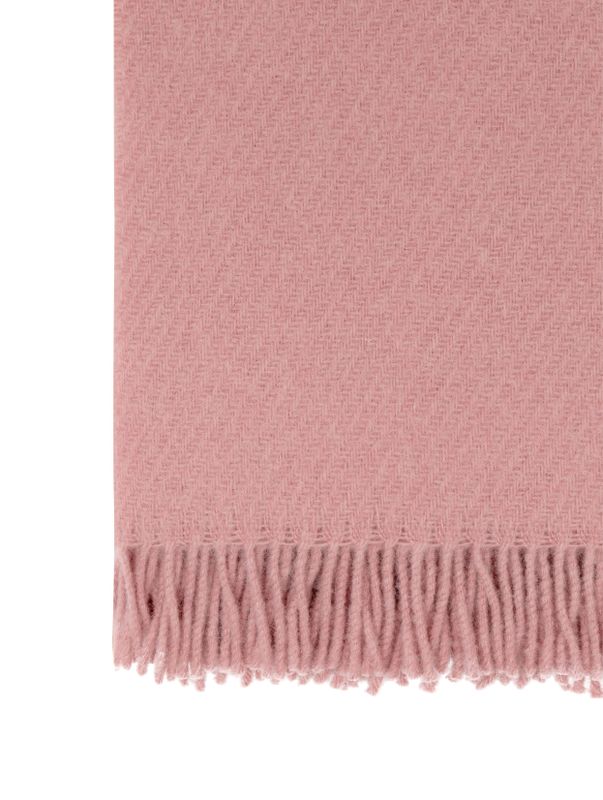 Høie Falketind ullpläd varm rosa 120x180 cm