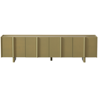 WOOOD BASU TV-Bänk 200 cm Furu Mossgrön