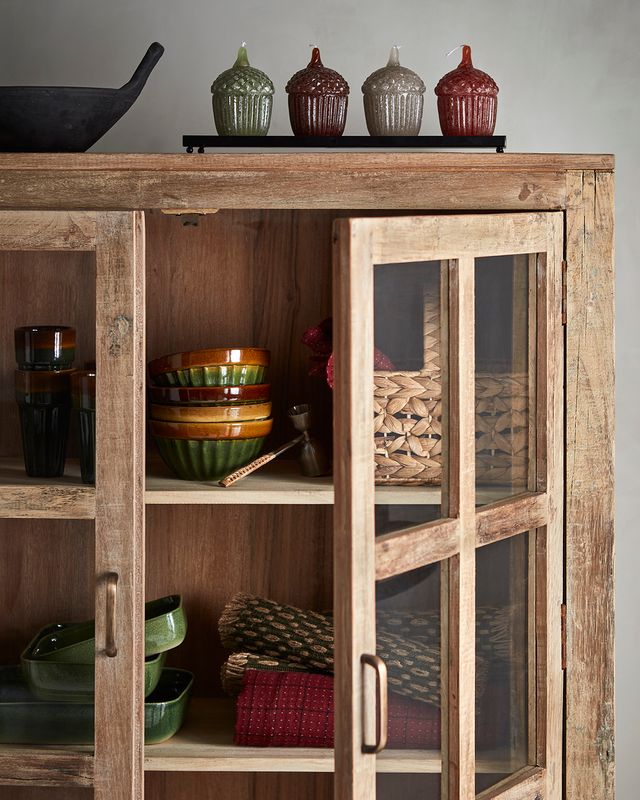 Affari of Sweden RIKO Vitrinskåp, Natur 118x38x160 cm