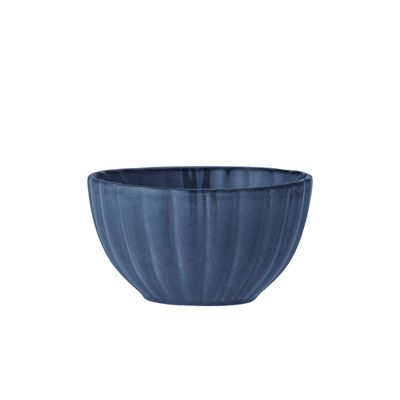 Bloomingville Latina Skål, Blå, Stengods 12 cm - 6-pack
