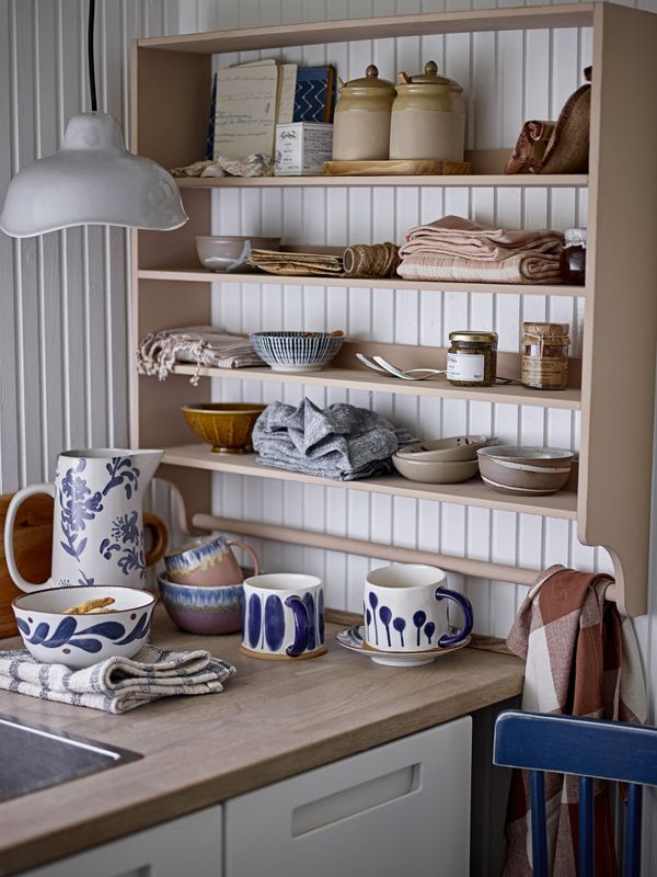 Creative Collection Camellia Skål, Blå, Porcelain - 12-pack