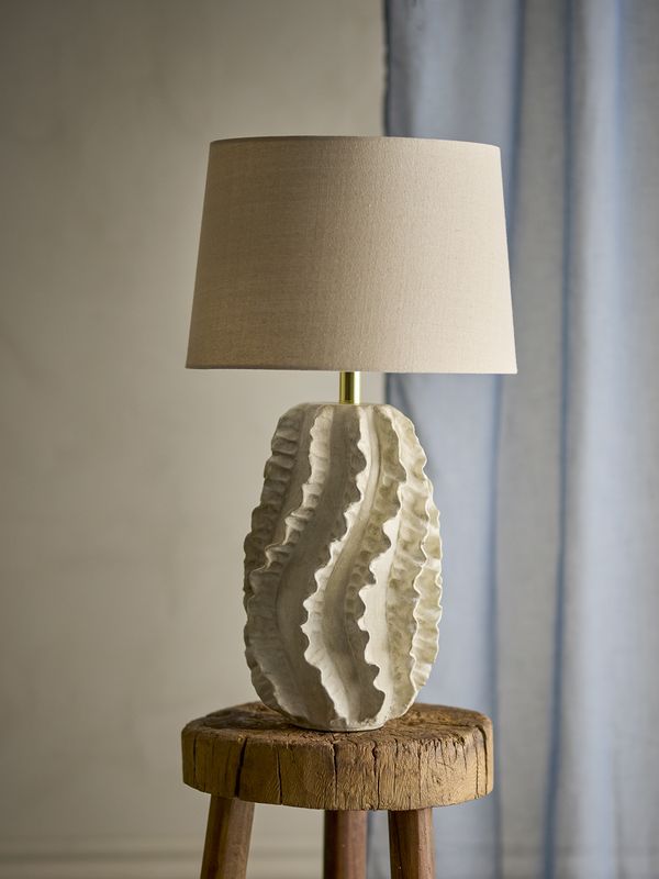 Bloomingville Natika Bordslampa, Natur, Stengods, Ø38xH64 cm