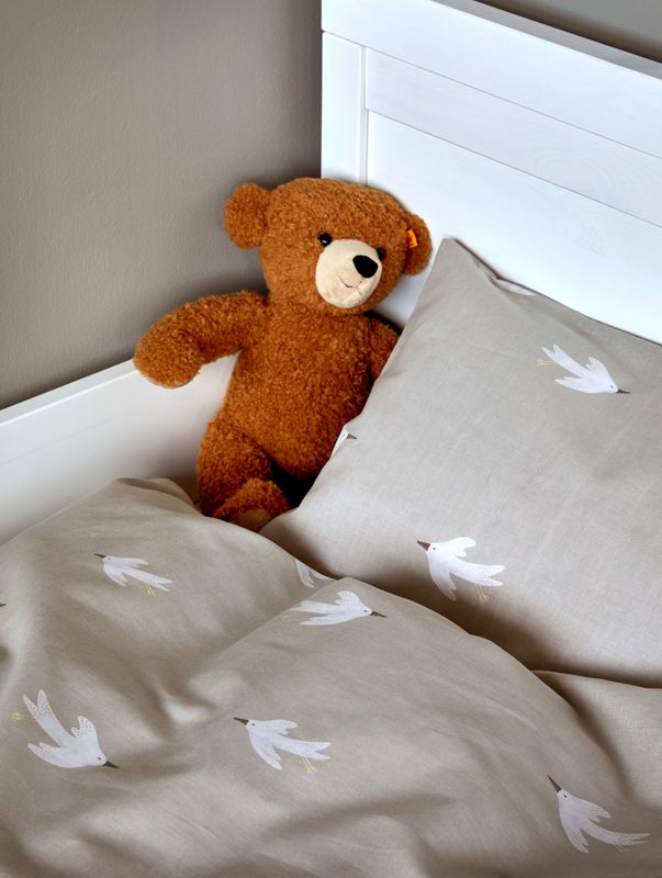 Høie Fina påslakanset baby beige 70x80 cm 2 delar