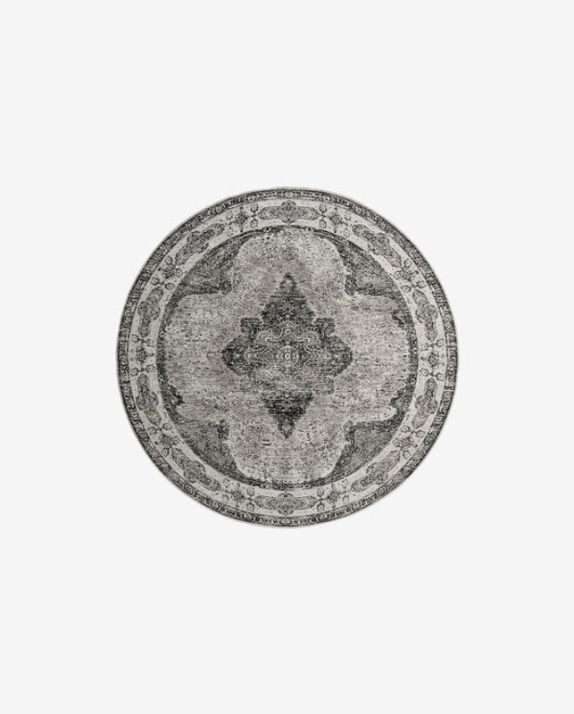 Nordal VENUS Handvävd Matta, D240 - Dammgrå