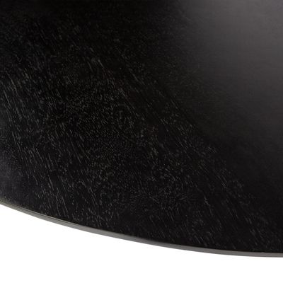 WOOOD Blanco Rund Matbord Ø120 cm Mangoträ Svart