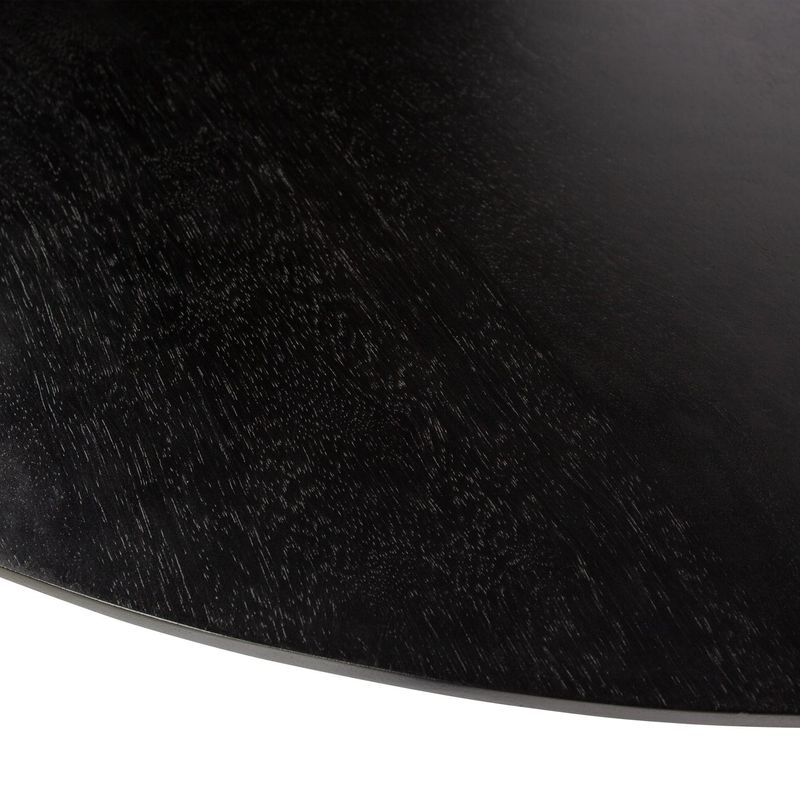 WOOOD Blanco Rund Matbord Ø120 cm Mangoträ Svart