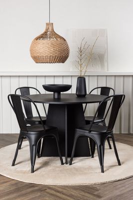 Venture Home Matgrupp Bootcut med 4 stolar Tempe