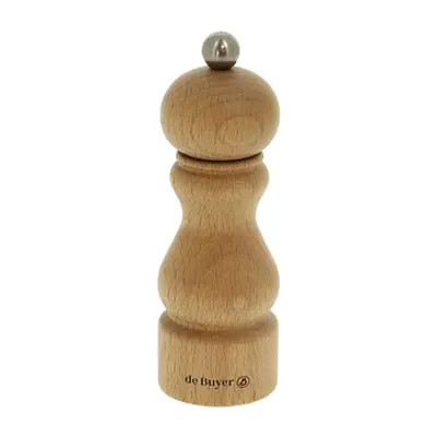 De Buyer Rumba salt- och pepparkvarn keramisk 14 cm Bokträ-ljus