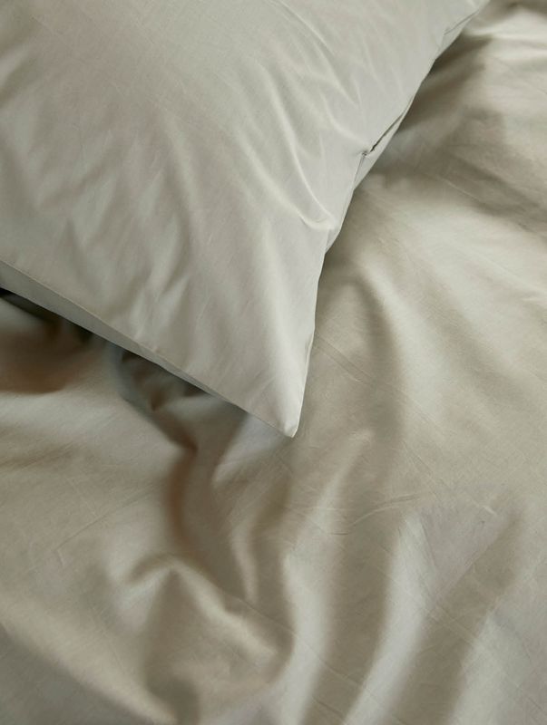 Høie Fryd påslakanset khaki 150x210 cm 2 delar