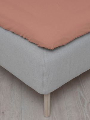 Høie Frøya formsytt lakan varm rosa 90x200 cm