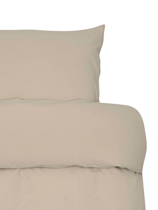 Høie Frøya påslakanset beige 150x210 cm 2 delar