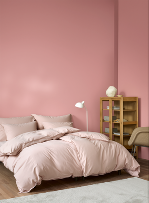Høie Frøya påslakanset dämpad rosa 150x210 cm 2 delar