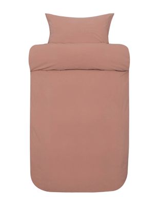 Høie Frøya påslakanset varm rosa 150x210 cm 2 delar