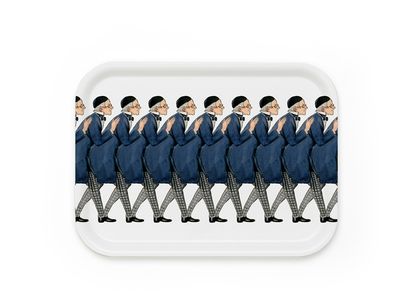 Design House Stockholm Elsa Beskow Uncle Blue Serveringsbricka 20x27cm
