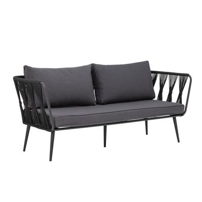 Bloomingville Pavone soffa, svart, metall